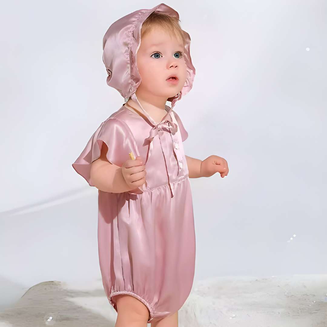 100% Mulberry Silk Baby Jumpsuit