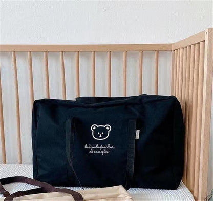 Korean Bear Quilt Storage Bag