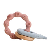 Silicone Teether: Rudder Shape, Kid-Friendly - Little OneSie