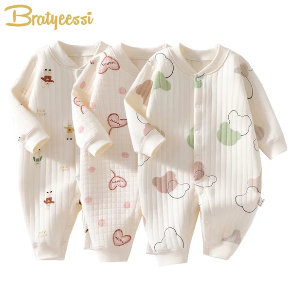 Cotton Bear & Bunny Newborn Romper - Little OneSie