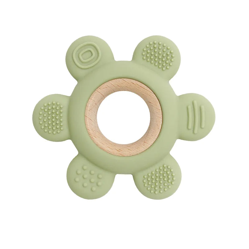 Silicone Teether: Rudder Shape, Kid-Friendly - Little OneSie