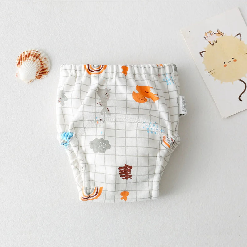 Cute Baby Waterproof Reusable Training Panties - Little OneSie