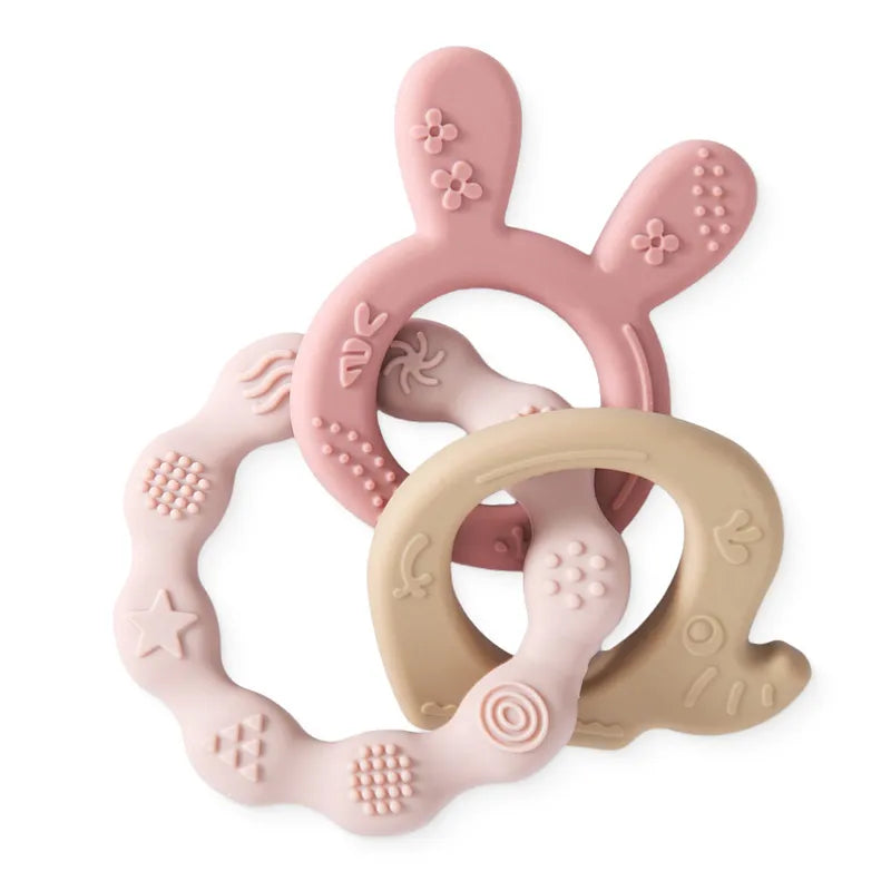 Silicone Teether: Rudder Shape, Kid-Friendly - Little OneSie