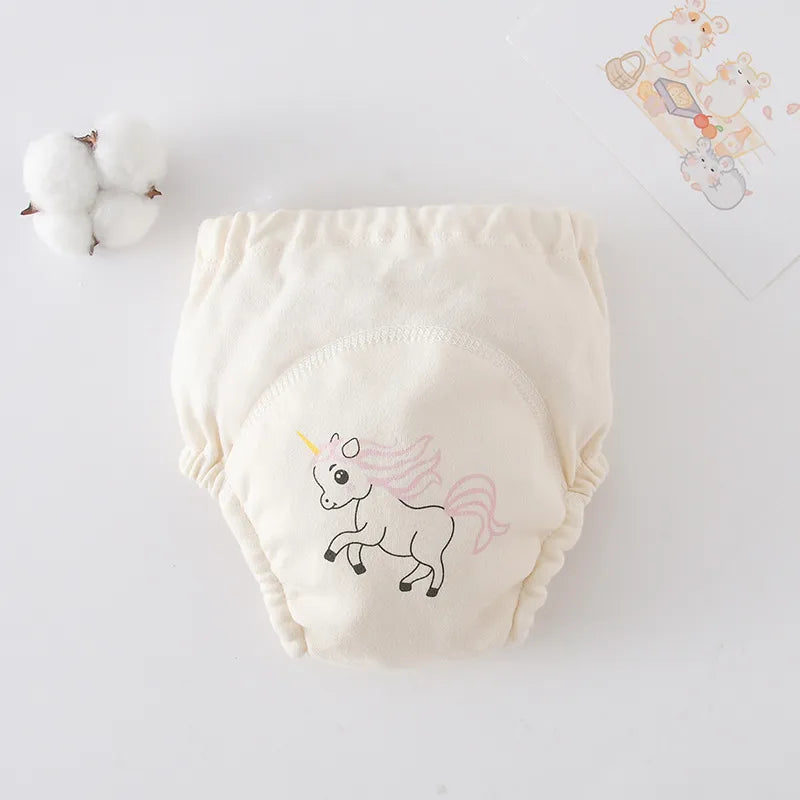 Cute Baby Waterproof Reusable Training Panties - Little OneSie