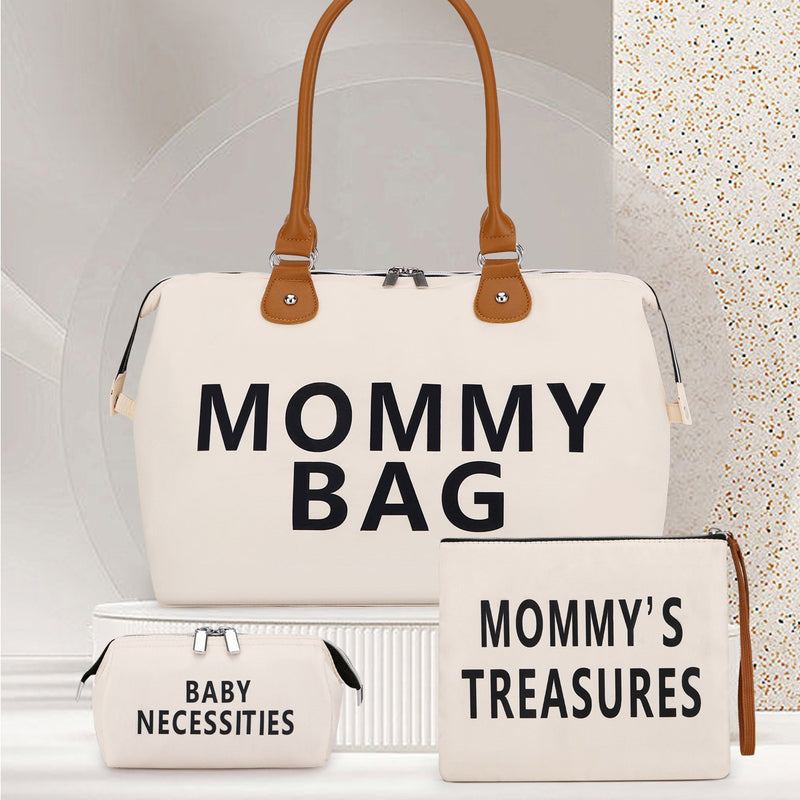 3-Piece Multifunctional Mommy Bag Set: Dry-Wet Separation - Little OneSie