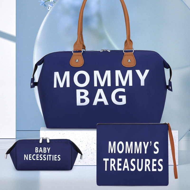 3-Piece Multifunctional Mommy Bag Set: Dry-Wet Separation - Little OneSie