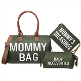 3-Piece Multifunctional Mommy Bag Set: Dry-Wet Separation - Little OneSie