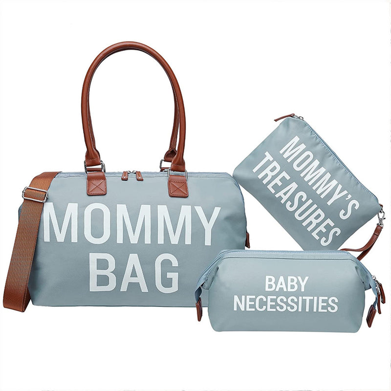 3-Piece Multifunctional Mommy Bag Set: Dry-Wet Separation - Little OneSie