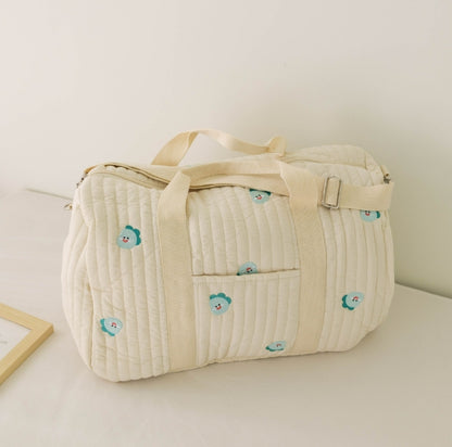 Embroidered Travel Duffel Mommy Bag