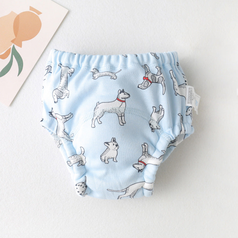 Cute Reusable Cotton waterproof Baby Diapers