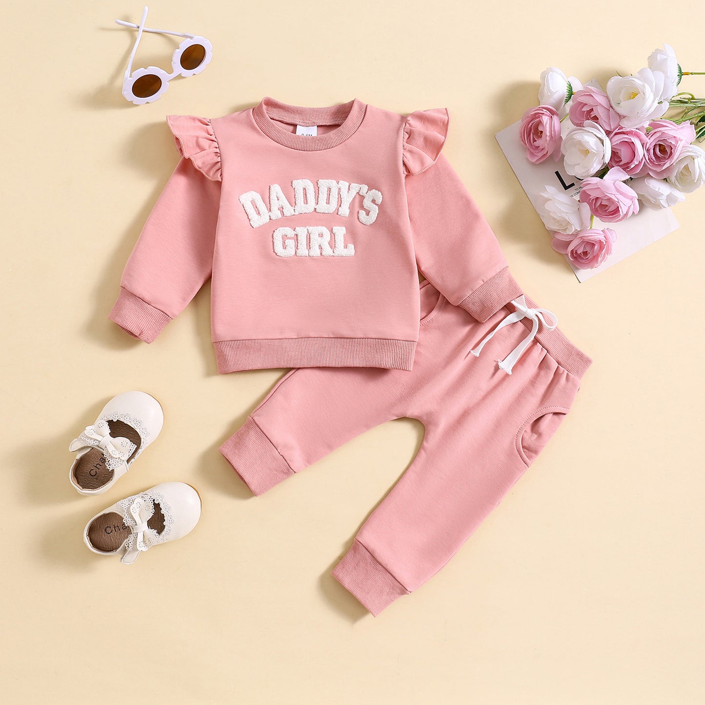 Toddler Girl Ruffle Outfit Set