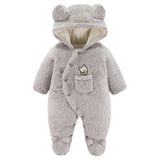 Little Onesie Baby Winter fleece Jumpsuit