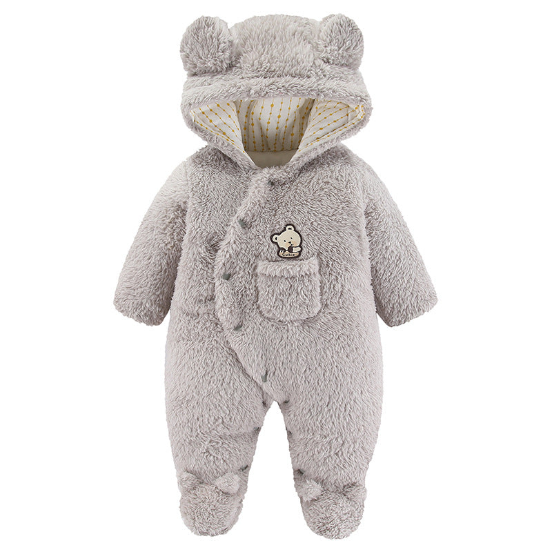 Little Onesie Baby Winter fleece Jumpsuit