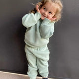 Little Onesie Korean Winter Fleece Clothing Set