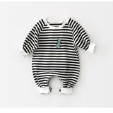 Newborn Baby Striped Rompers - Little OneSie