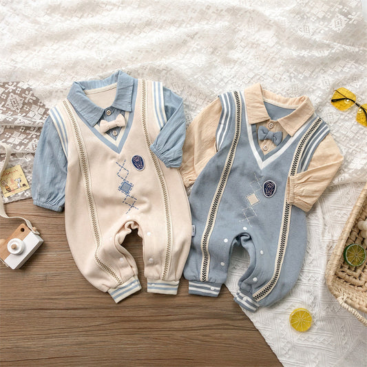 Korean Style Long Sleeve Jumpsuit - Little OneSie