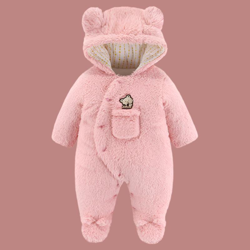 Little Onesie Baby Winter fleece Jumpsuit