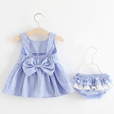 Little Onesie Big Bow Summer Dress