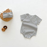 Little Onesie Cotton Striped Jumpsuit