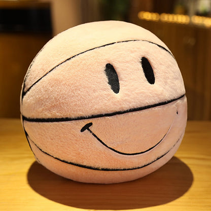 Smile Basketball Plushie Throw Pillow - Little OneSie