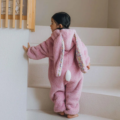 Baby Rabbit Hooded Romper
