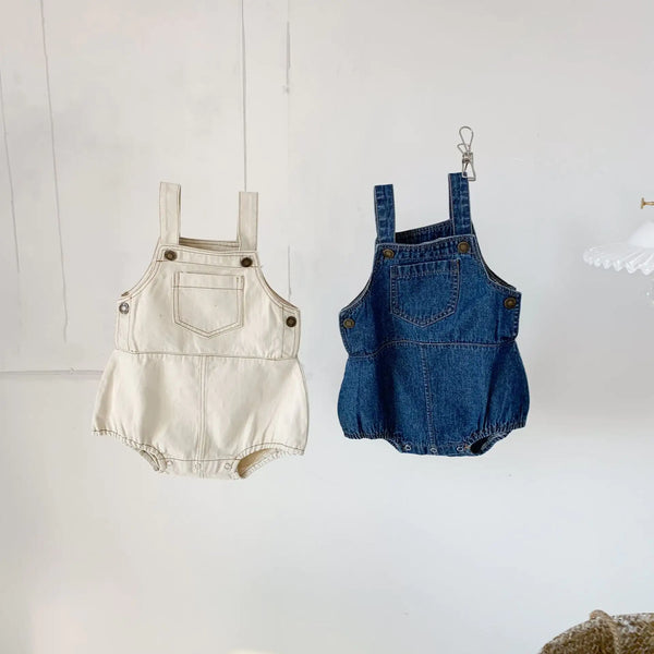 Denim Baby Overalls - Little OneSie