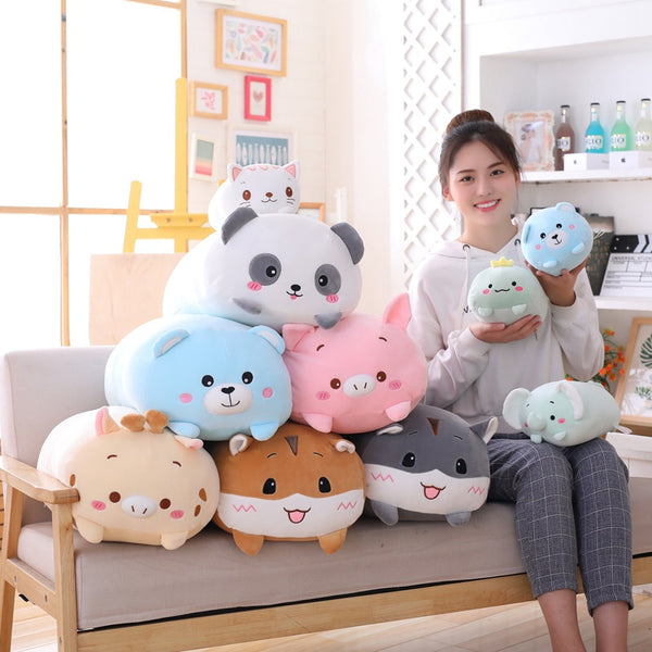 Soft Plush Cartoon Animal Pillow - Little OneSie