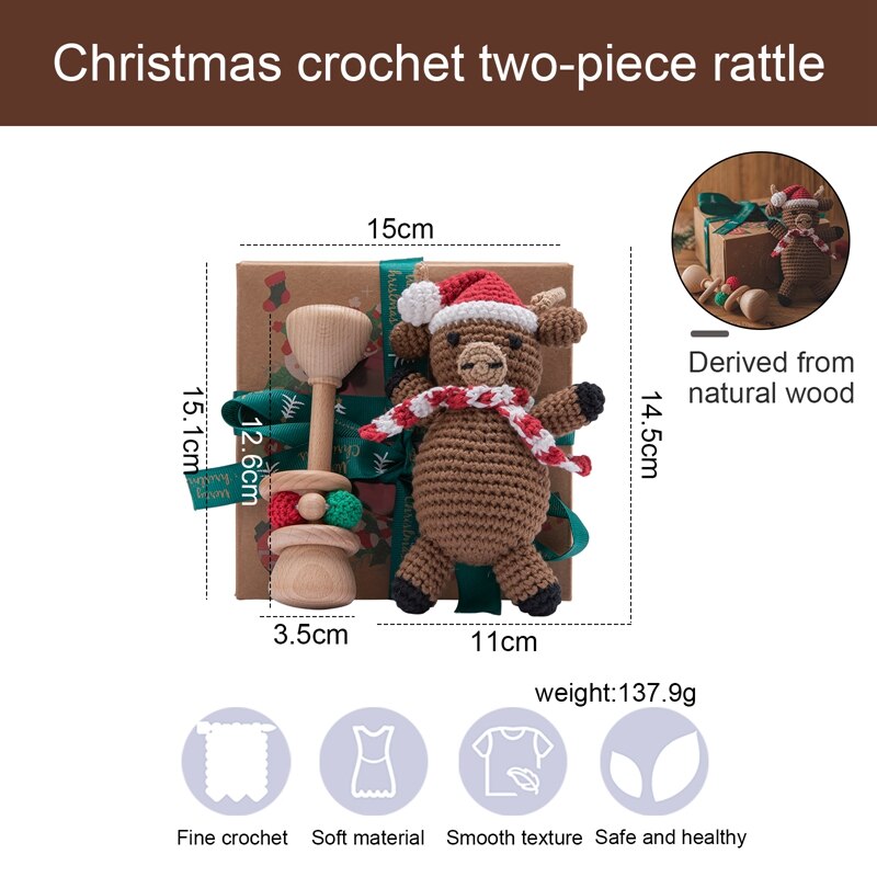 Baby Christmas Rattles Toys - Little OneSie