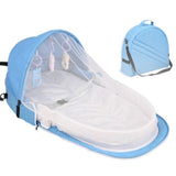 Multipurpose Foldable Baby Bed with Mosquito Net - Little OneSie