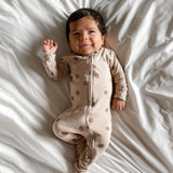 Newborn Baby Knitted Footie Jumpsuit - Little OneSie