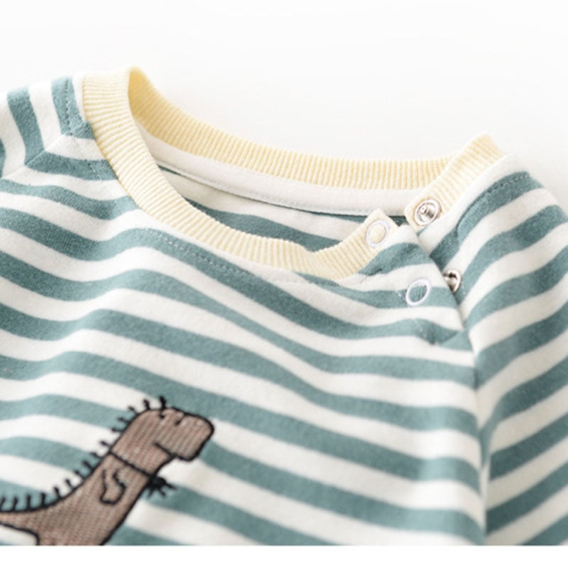 Newborn Baby Striped Rompers - Little OneSie