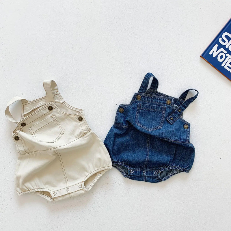 Denim Baby Overalls - Little OneSie