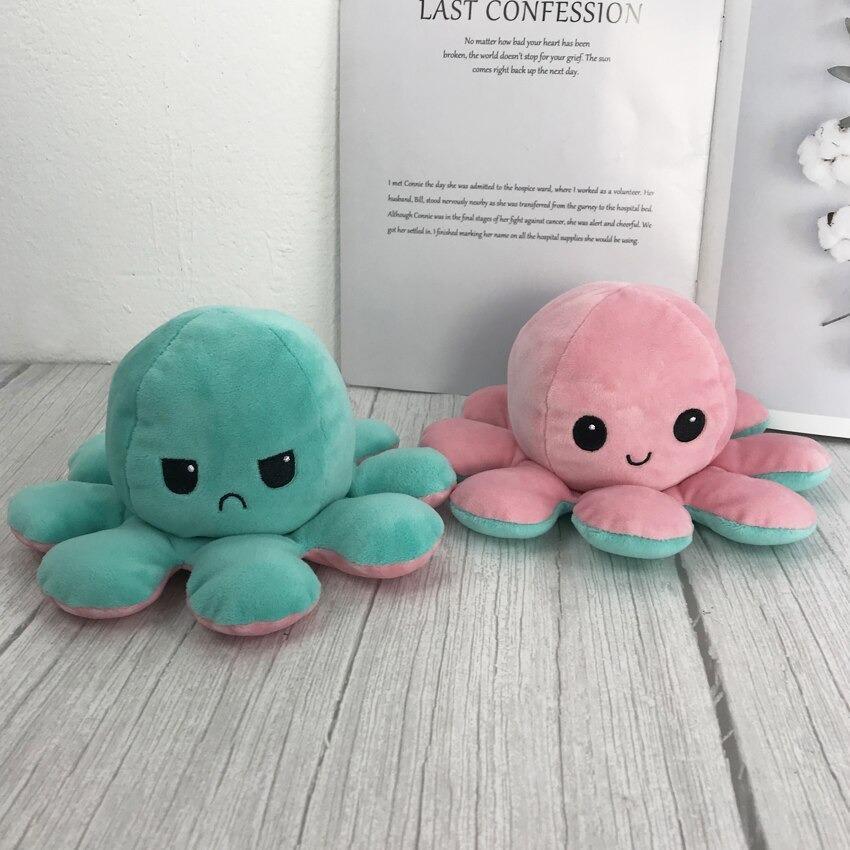 Double Sided Flip Octopus Plush Toy - Little OneSie