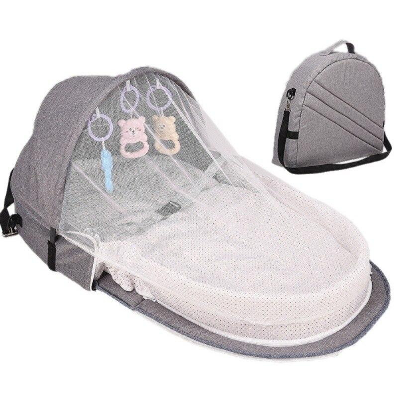 Multipurpose Foldable Baby Bed with Mosquito Net - Little OneSie