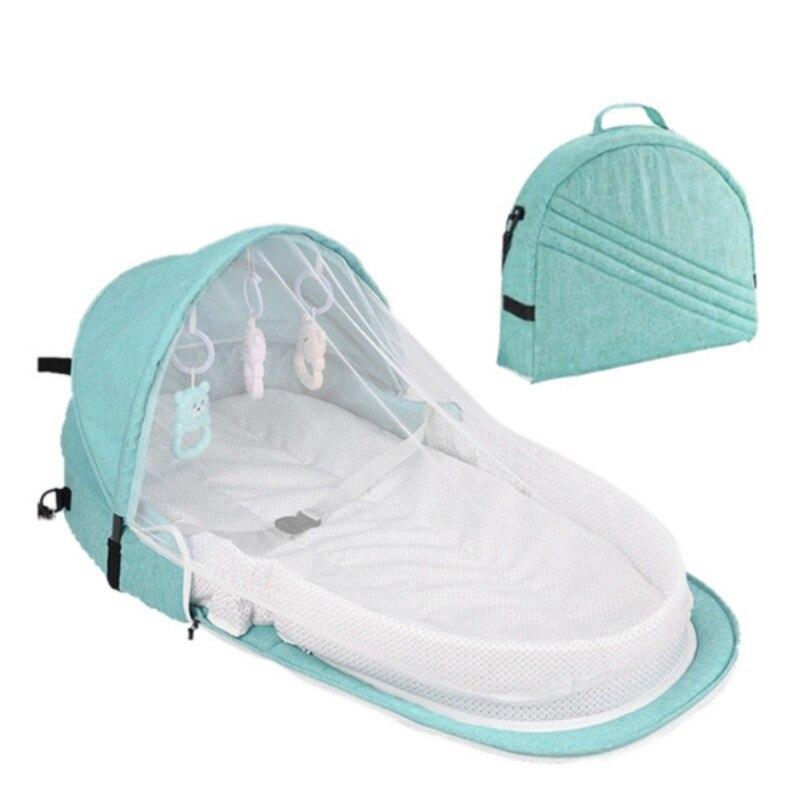 Multipurpose Foldable Baby Bed with Mosquito Net - Little OneSie