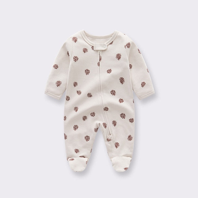 Newborn Baby Knitted Footie Jumpsuit - Little OneSie