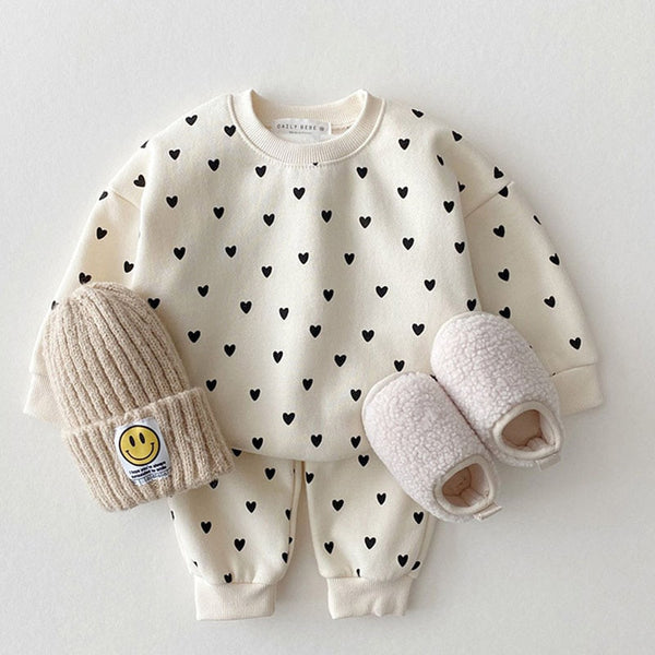 Full Heart Baby Clothing Set - Little OneSie