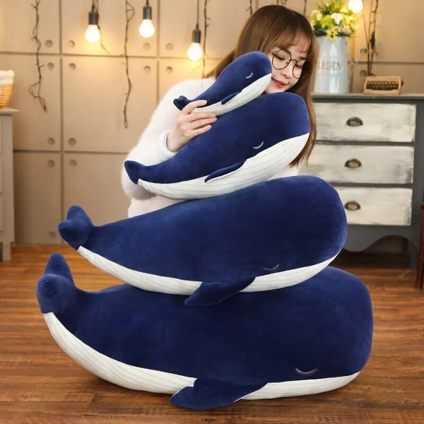 Soft Little Blue Whale Plush Toys - Little OneSie