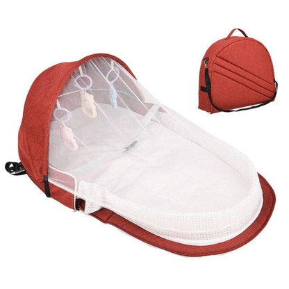 Multipurpose Foldable Baby Bed with Mosquito Net - Little OneSie